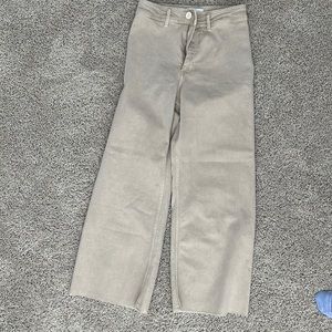 Zara Marine Leg High-Waisted pants - never worn NWOT, size 8, fits TTS